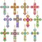 12 Pcs Easter Cross Diamond Painting Keychains Kit – 5D DIY Religious Rhinestone Key Rings & Bookmarks, Christian Crafts Gift Set for Adults